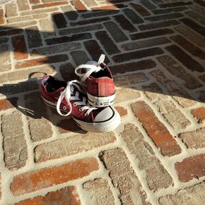 Red Chuck Taylor Converse size 6